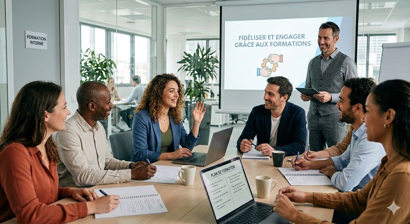 Comment utiliser la formation interne pour fidéliser et engager vos collaborateurs ?